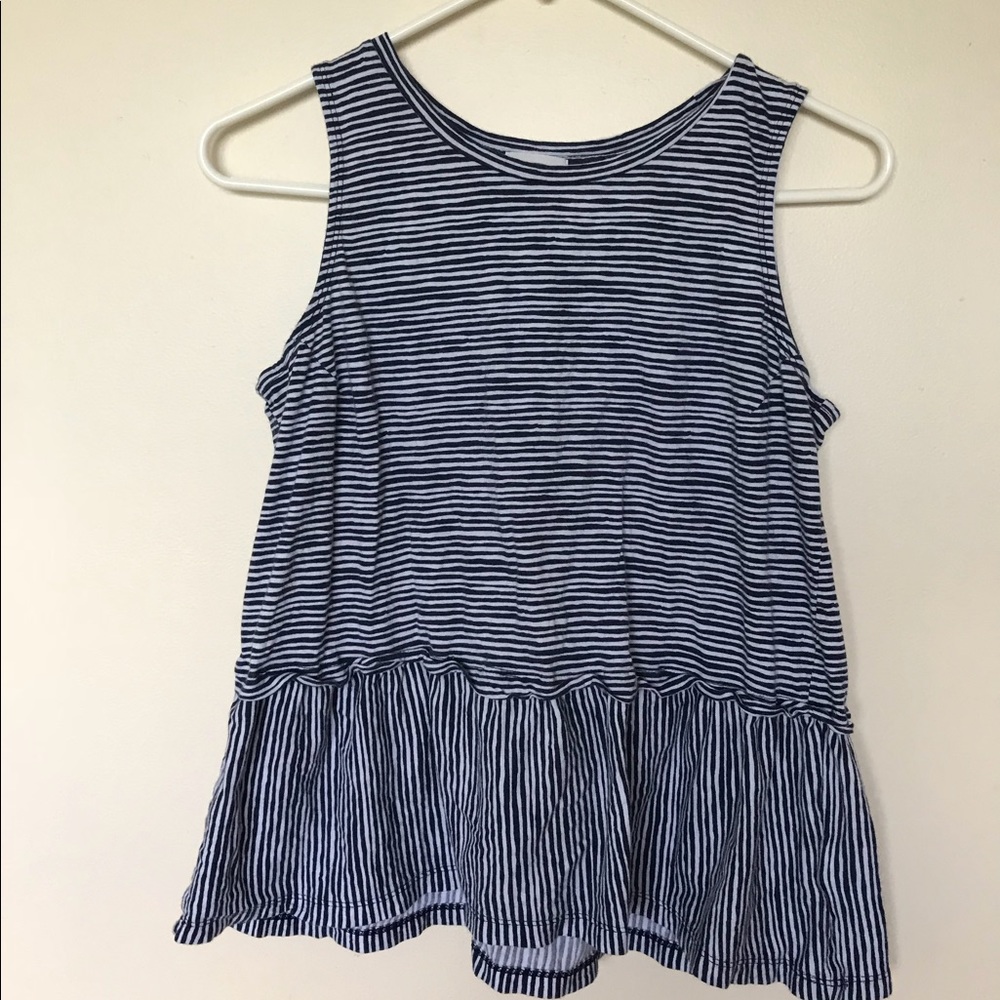 Old Navy Striped Peplum, XS fits like Small